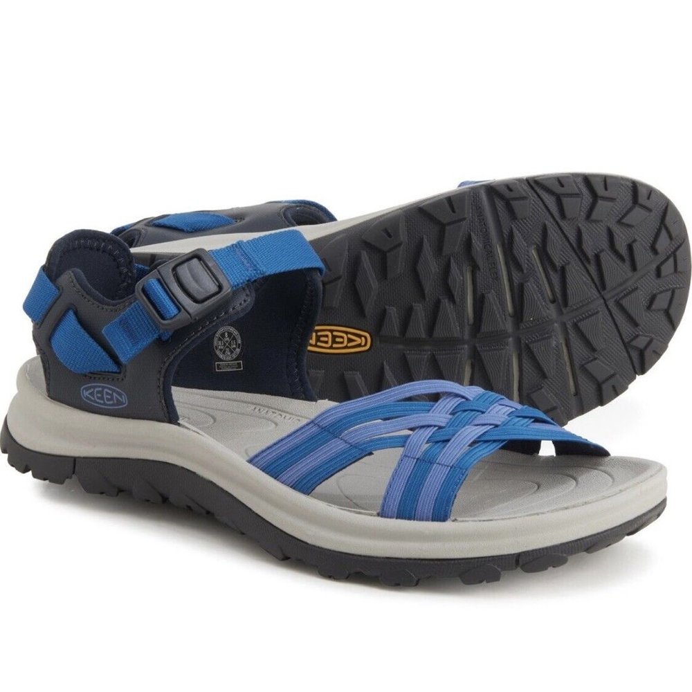 Keen Women Size 11 Terradora II Navy Blue Open Toe Strappy Mykonos Shoe Sandals
